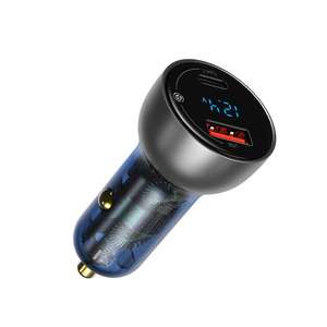 Автомобильное зарядное устройство BASEUS 65W (USB-C, USB-A)