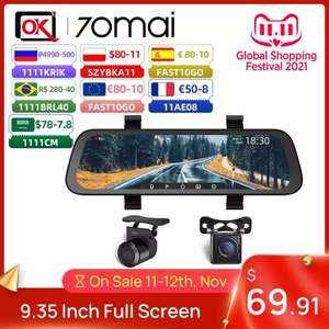 [11.11] Видеорегистратор 70mai Rearview Dash Cam Wide Midrive D07