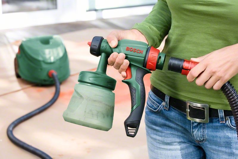 Bosch PFS 105 E: многофункциональный краскопульт от известного производителя