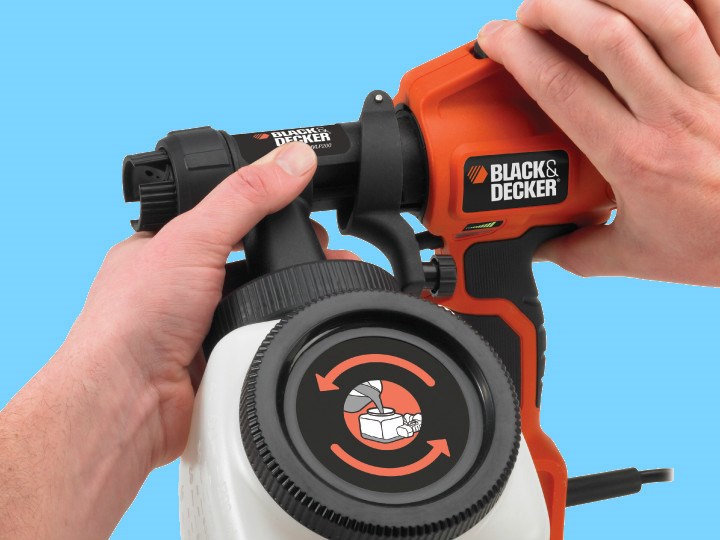 Характеристики и использование краскораспылителя  Black Decker HVLP 400