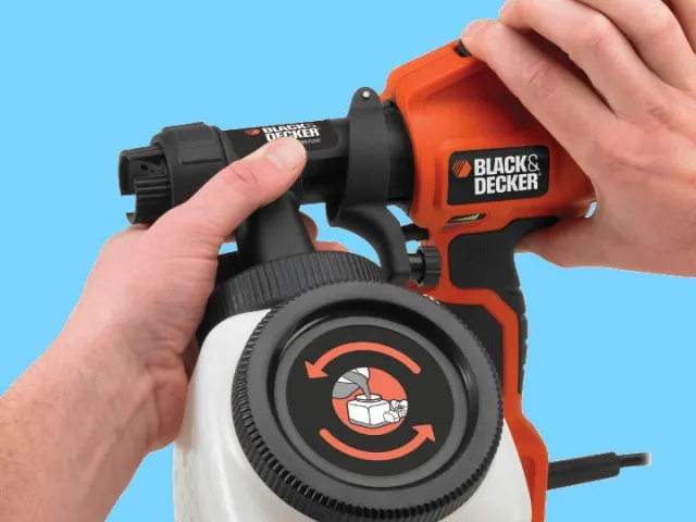 Характеристики и использование краскораспылителя  Black Decker HVLP 400