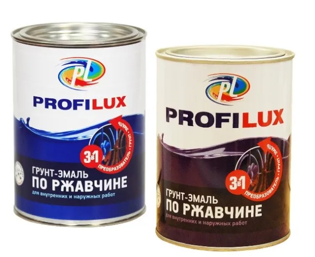 Краска Profilux 3 в 1: грунтуем, красим и ликвидируем ржавчину одним средством